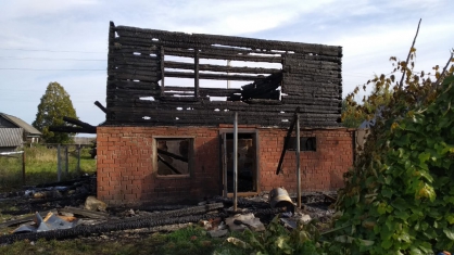 В Красночетайском районе устанавливаются обстоятельства гибели мужчины и женщины при пожаре в жилом доме